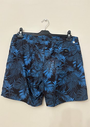 AVVA Koyu Mavi Desenli Erkek Deniz Şortu - Görsel 3