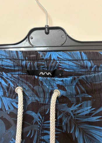 AVVA Koyu Mavi Desenli Erkek Deniz Şortu - Görsel 2