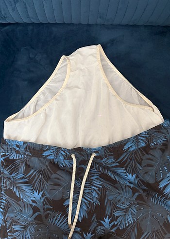 AVVA Koyu Mavi Desenli Erkek Deniz Şortu - Görsel 6