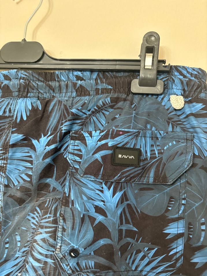 AVVA Koyu Mavi Desenli Erkek Deniz Şortu - Görsel 5