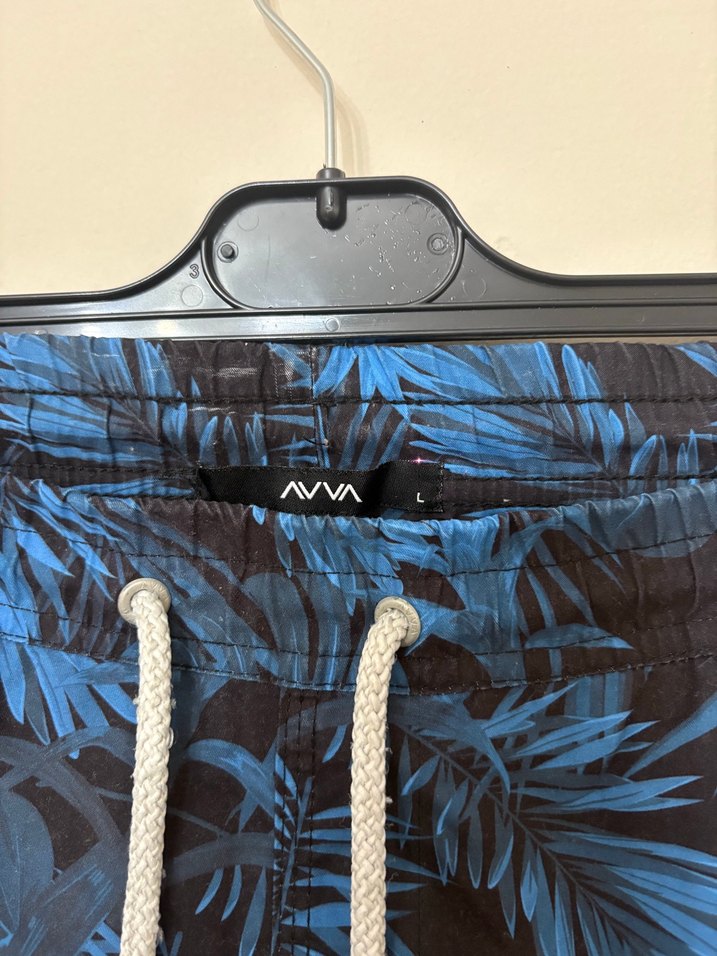 AVVA Koyu Mavi Desenli Erkek Deniz Şortu - Görsel 2