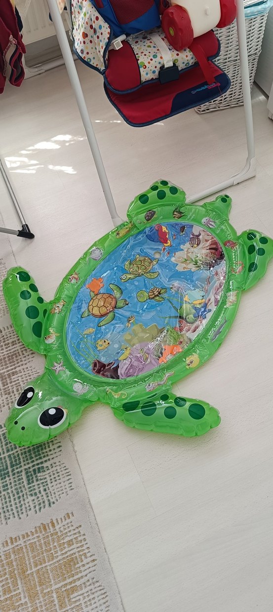 Renkli Kaplumbağa Desenli Bebek Oyun Matı - Görsel 2