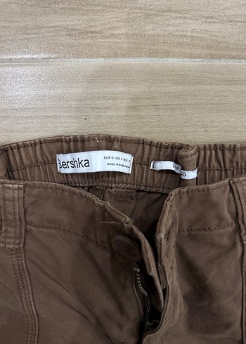 s Beden Kahverengi Rahat Kesim Kadın Kot Pantolon