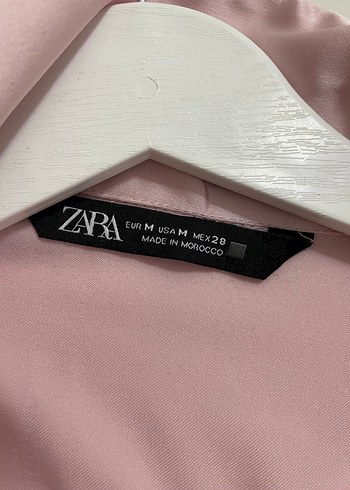 Zara Pudra Renkli Düğmeli Gömlek - Görsel 2