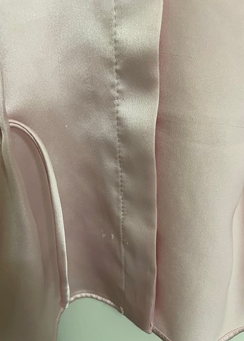 Zara Pudra Renkli Düğmeli Gömlek - Görsel 3