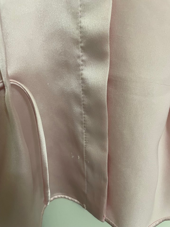 Zara Pudra Renkli Düğmeli Gömlek - Görsel 3