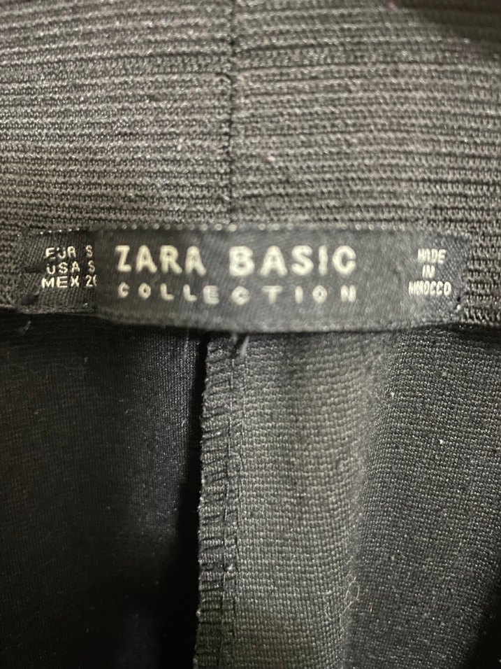 Zara Gri Pilili Kadın Kumaş Pantolon - Görsel 2