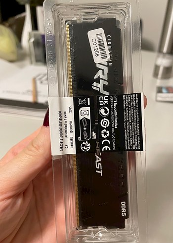 Kingston Fury XMP(2 adet mevcuttur) 8GB DDR 5 6000 MHz CL 40 - Görsel 3