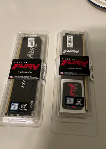 Kingston Fury XMP(2 adet mevcuttur) 8GB DDR 5 6000 MHz CL 40 - Görsel 4
