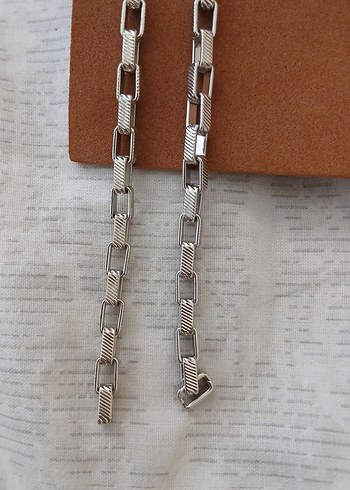 Kadın Zincir Detaylı Zincir küpe - Görsel 3