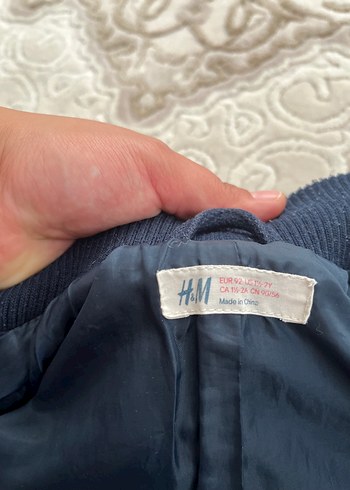 Düğmeli Lacivert Erkek Çocuk Kaban - Görsel 3