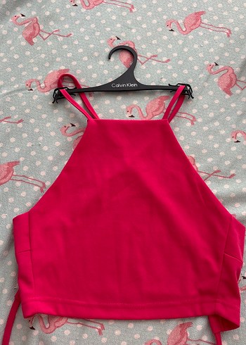 Stradivarius Renkli Baskılı Mini Pembe Bralet