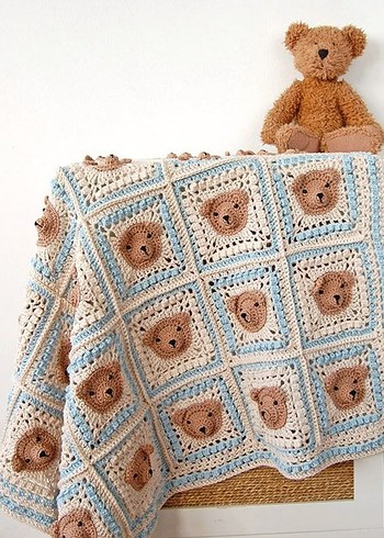 el örgüsü Çocuk Battaniyesi - Görsel 2