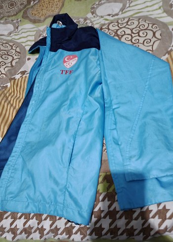 Erkek Mavi Rahat Kesim Kapüşonlu Yağmurluk - Görsel 4