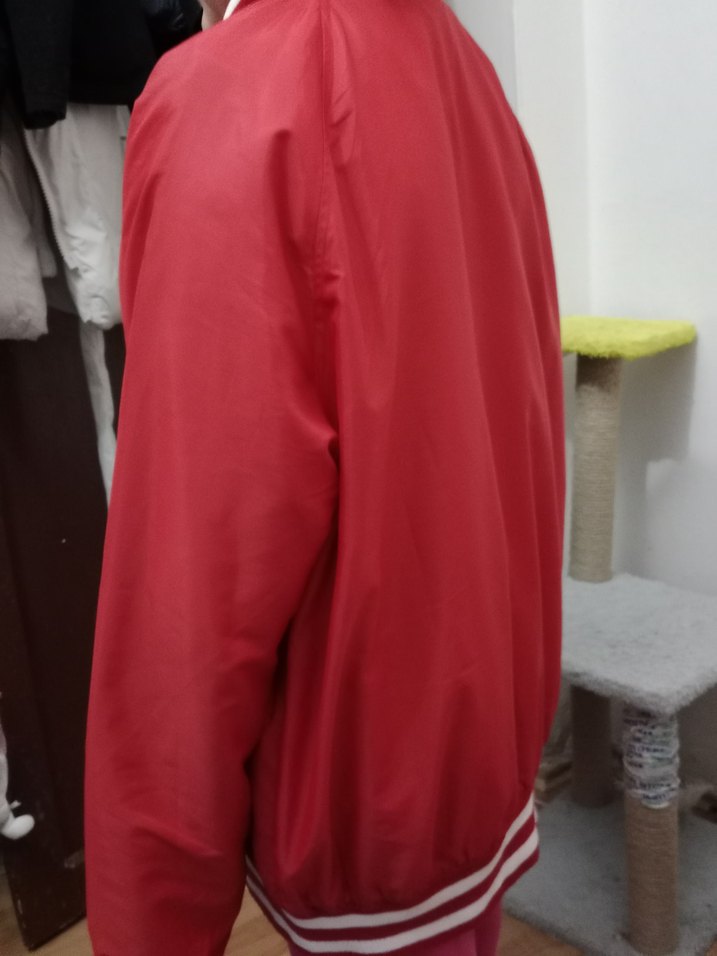 Düğmeli Kırmızı  Ceket - Görsel 2