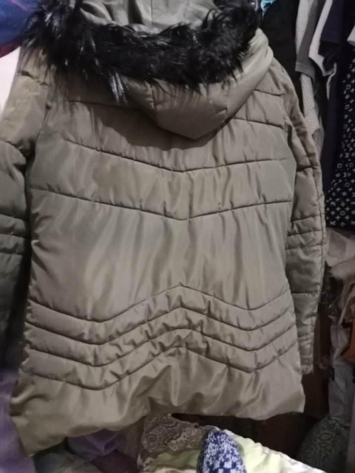 Kışlık Kadın Mont, Kürklü, Normal Boy - Görsel 3