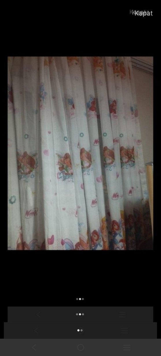 Bohem Çok Renkli Baskılı Perde - Görsel 2