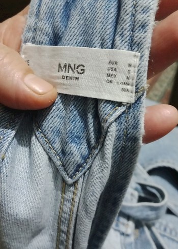 Gri Düğmeli Kısa Denim Tulmmmmm - Görsel 8