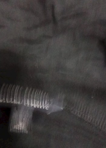 Siyah Kısa Kollu Balıkçı Yaka Hamile Bluzu - Görsel 3