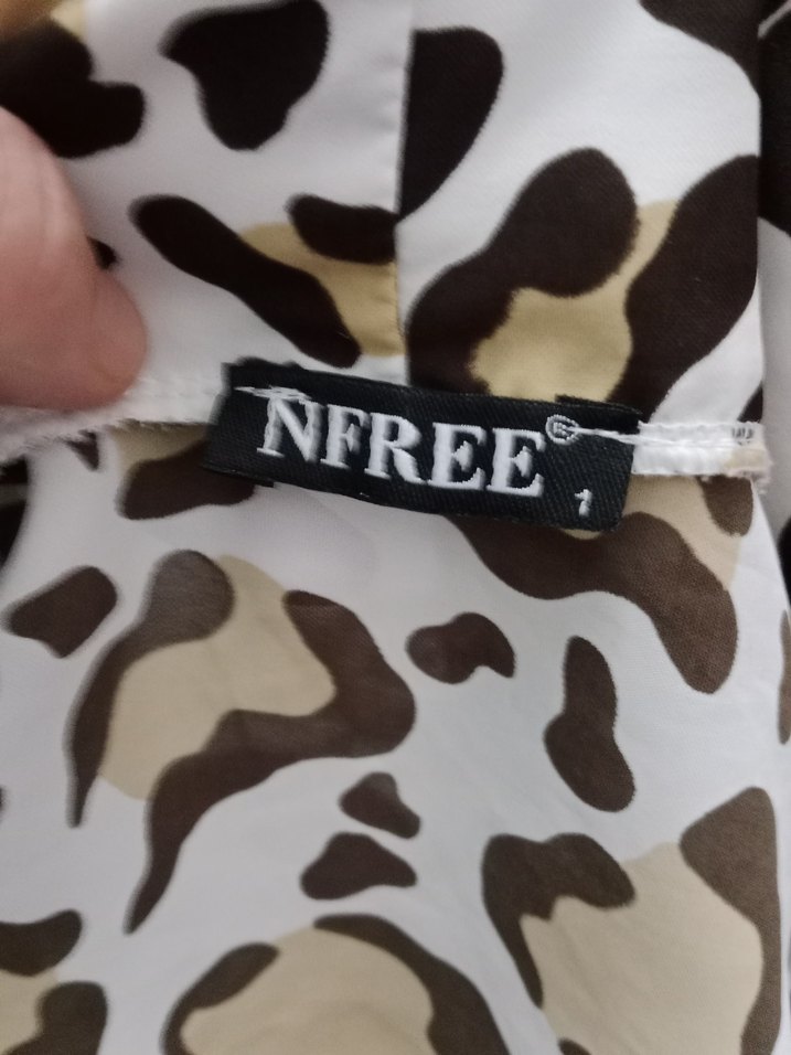 Leopar Desenli Uzun Kadın Elbisesi - Görsel 3