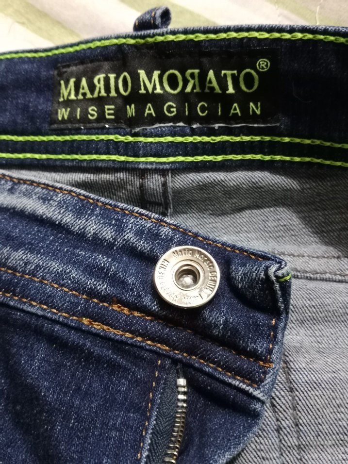 Renkli Bağcıklı Erkek Kot Şort - Görsel 2