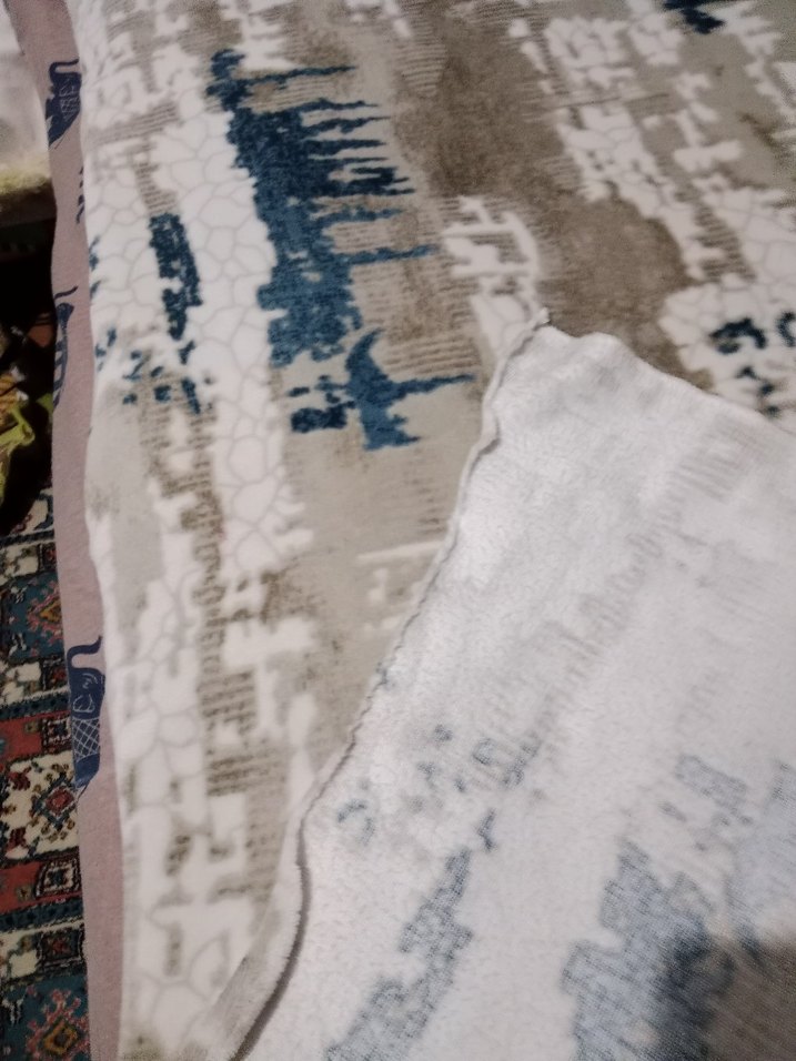 Gri Batik Desenli Yatak Örtüsü162x174cm - Görsel 4