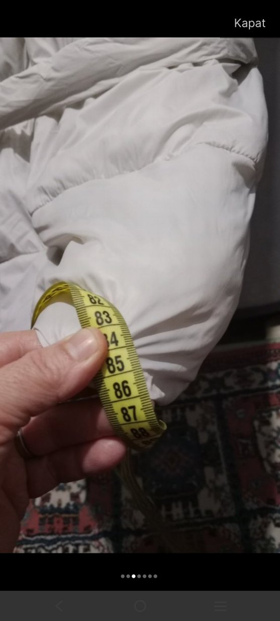 Beyaz Kemerli Midi Kadın Yelek - Görsel 3