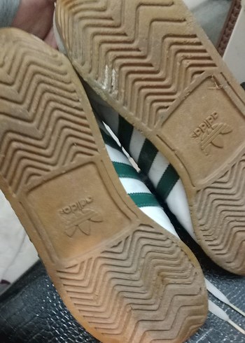 Adidas erkek Beyaz Gri Bağcıklı Spor Ayakkabı 46 no - Görsel 9