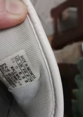 Adidas erkek Beyaz Gri Bağcıklı Spor Ayakkabı 46 no - Görsel 5