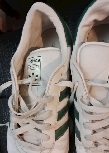 Adidas erkek Beyaz Gri Bağcıklı Spor Ayakkabı 46 no - Görsel 3