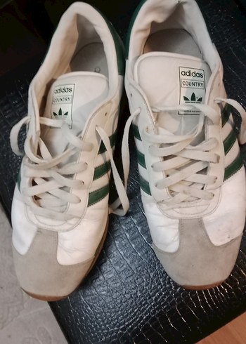 Adidas erkek Beyaz Gri Bağcıklı Spor Ayakkabı 46 no - Görsel 2