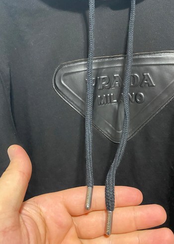 Prada Prada Siyah Kapüşonlu Sweatshirt