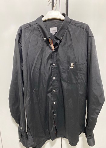 Burberry erkek parlak saten gömlek