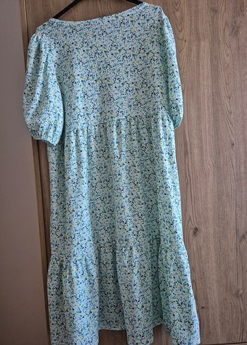 Mavi Bohem Midi Elbise - Görsel 3