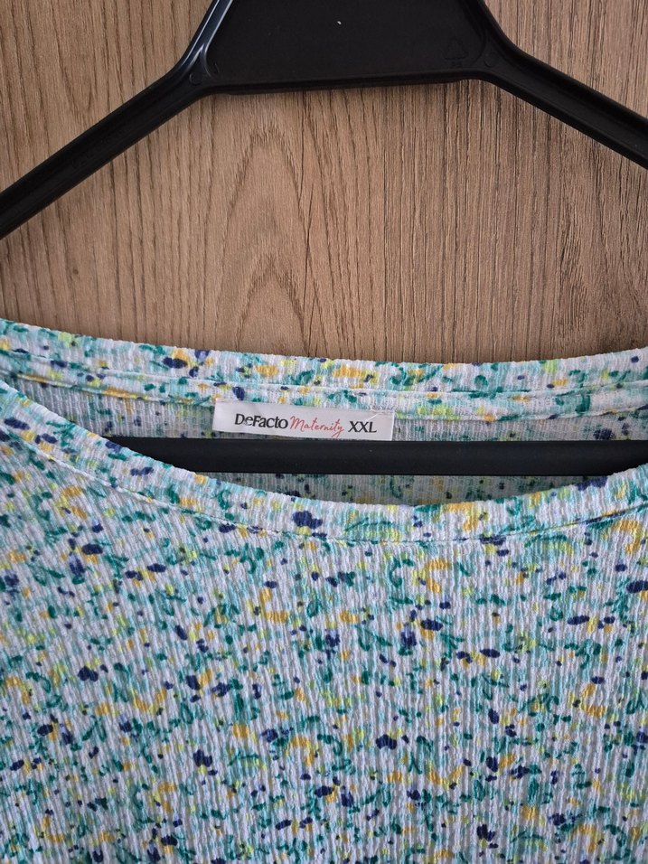 Mavi Bohem Midi Elbise - Görsel 2