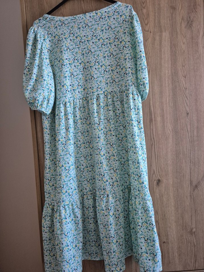 Mavi Bohem Midi Elbise - Görsel 3