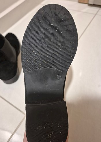 Siyah Süet Kadın Günlük Bot - Görsel 6