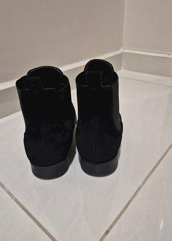 Siyah Süet Kadın Günlük Bot - Görsel 4