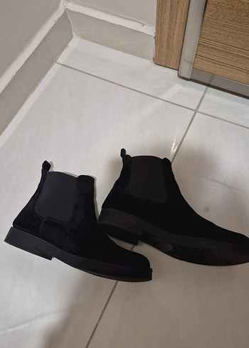 Siyah Süet Kadın Günlük Bot - Görsel 3