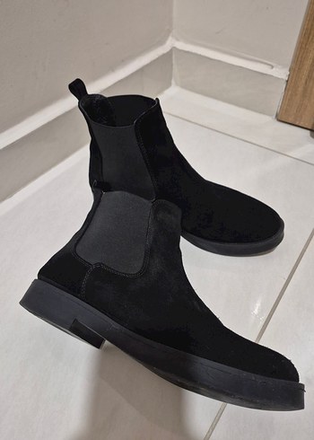 Siyah Süet Kadın Günlük Bot - Görsel 2