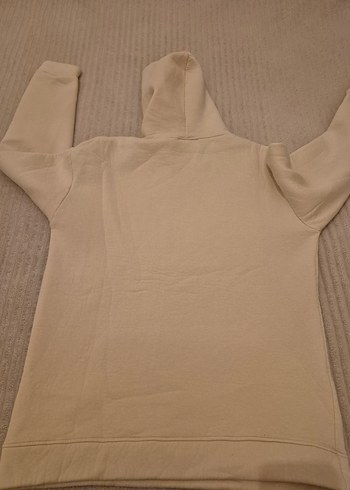 Bej Kapüşonlu Kadın Sweatshirt - Görsel 2