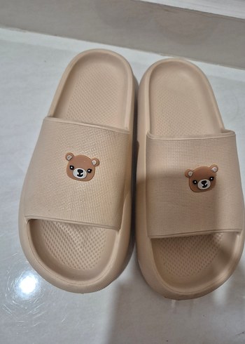 Bej Platform Kadın Terlik - Görsel 3