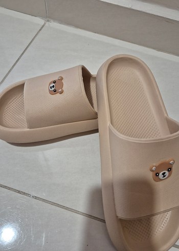 Bej Platform Kadın Terlik - Görsel 2