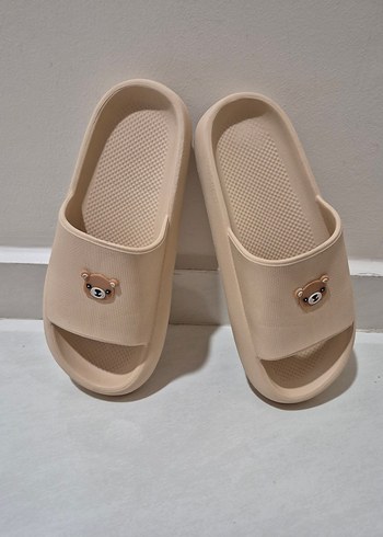 Bej Platform Kadın Terlik - Görsel 4