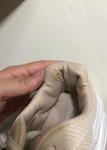 38 Beden ten rengi Renk Bej Kadın Spor Ayakkabı