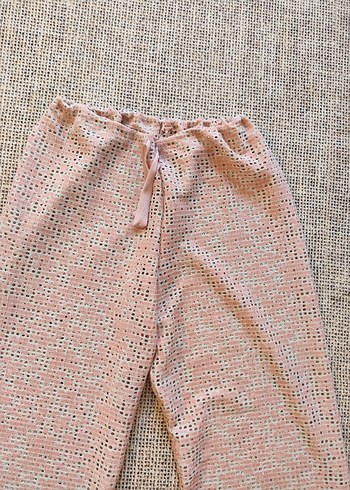 H&M Pastel Renkli Örgü Rahat Kesim Kadın Pantolon