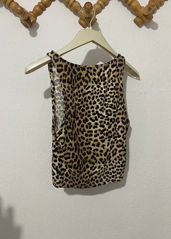 Bershka Leopar desenli kadın askılı