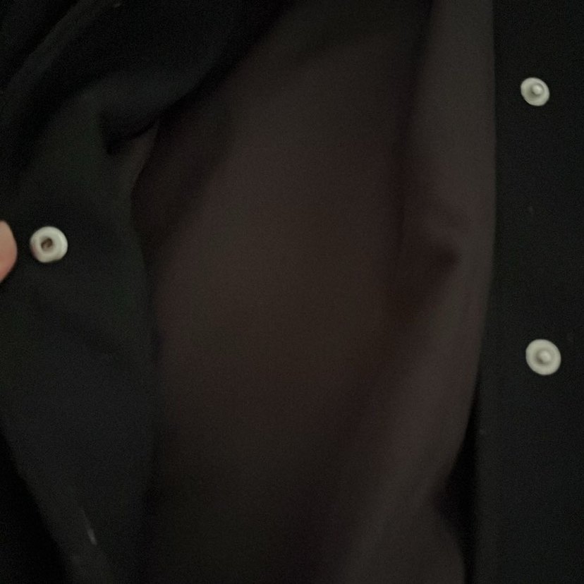 Siyah Düğmeli Kadın Midi Ceket - Görsel 3