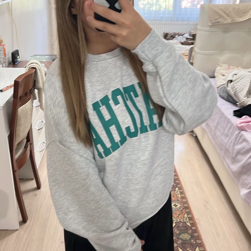 Gri Sweatshirt - Görsel 5