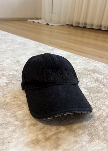 Siyah Kadın Şapka Velcro Ayarlı